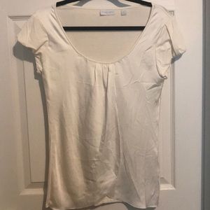 White Short Sleeve Blouse
